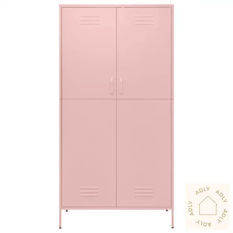 Garderobe Rosa 90X50X180 Cm Stål