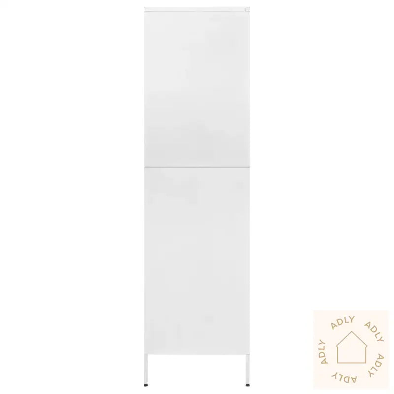 Garderobe Hvit 90X50X180 Cm Stål