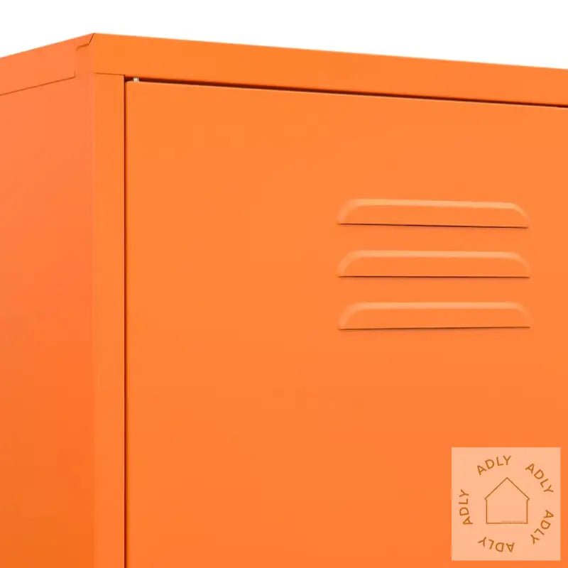 Garderobe Oransje 90X50X180 Cm Stål