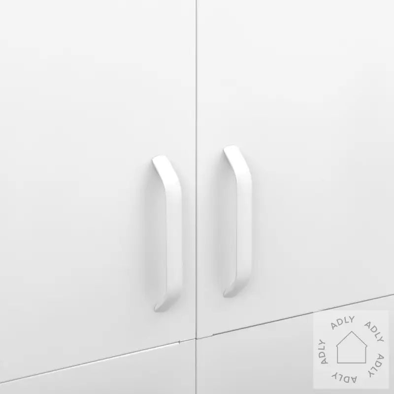 Garderobe Hvit 90X50X180 Cm Stål