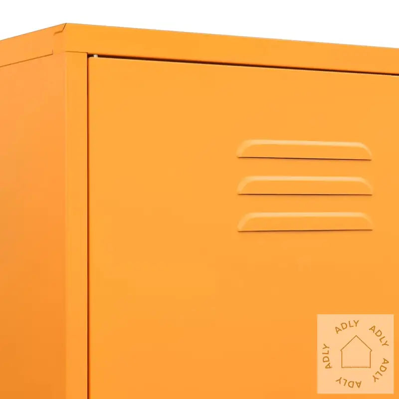 Garderobe Sennesgul 90X50X180 Cm Stål