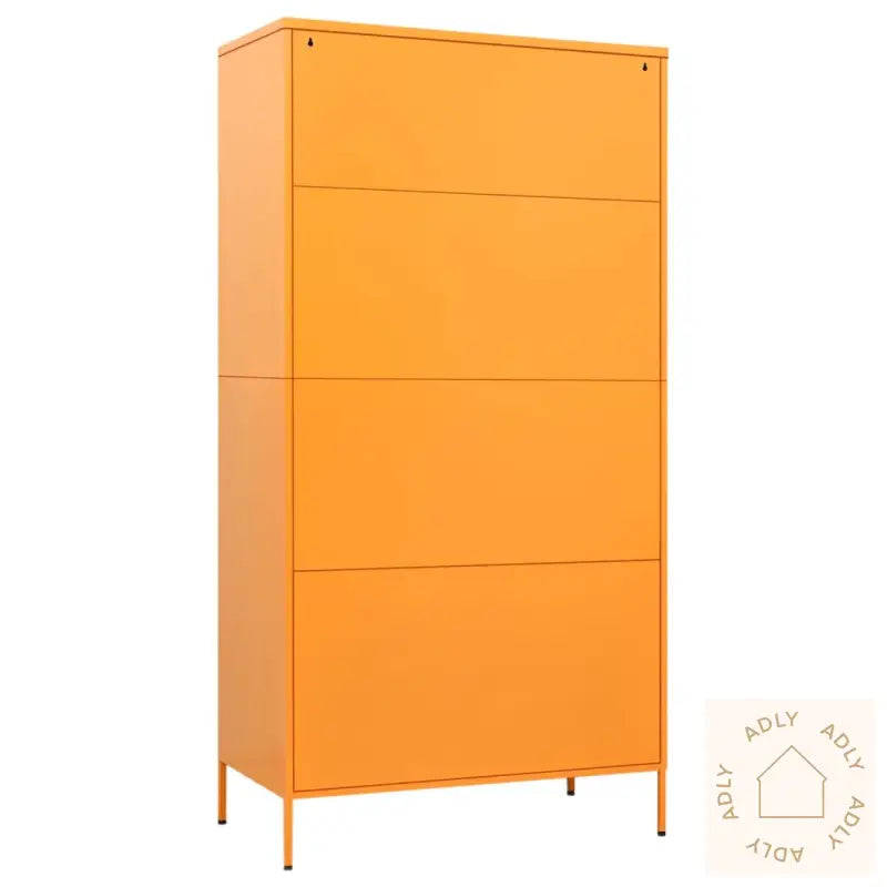 Garderobe Sennesgul 90X50X180 Cm Stål