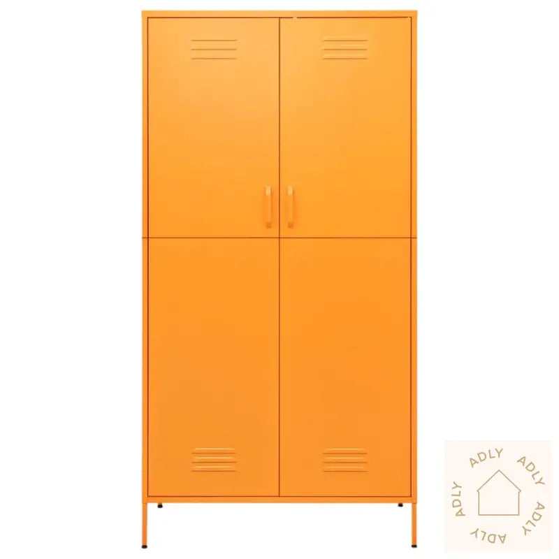 Garderobe Sennesgul 90X50X180 Cm Stål