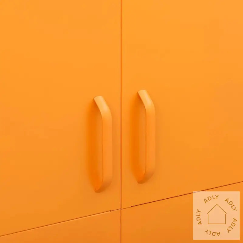 Garderobe Sennesgul 90X50X180 Cm Stål