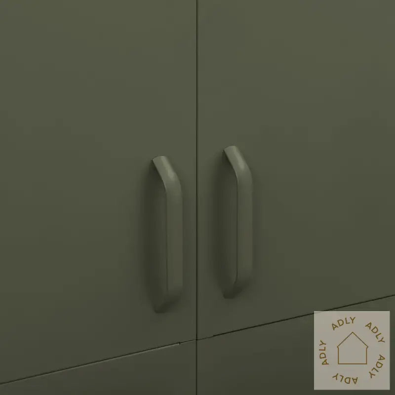 Garderobe Olivengrønn 90X50X180 Cm Stål