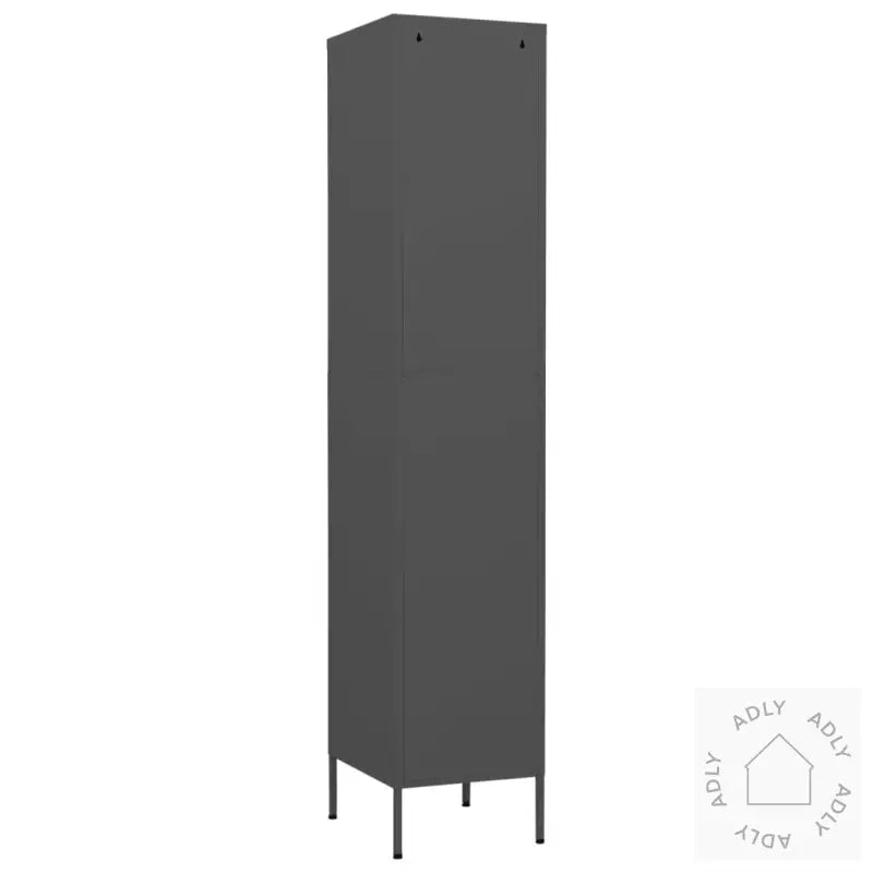 Oppbevaringsskap Antrasitt 35X46X180 Cm Stål