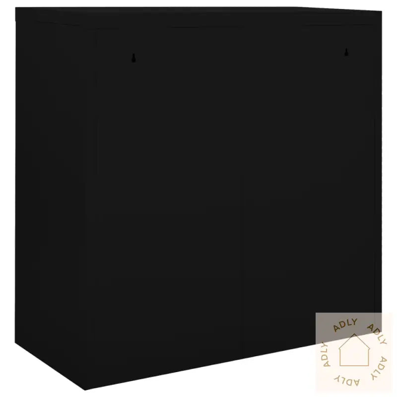 Skap Med Skyvedør Svart 90X40X90 Cm Stål