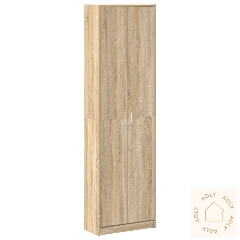 Garderobe Sonoma Eik 55X25X189 Cm Konstruert Tre