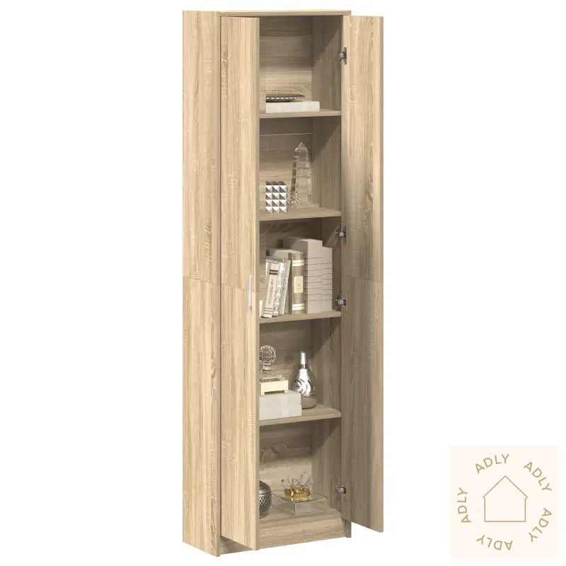 Garderobe Sonoma Eik 55X25X189 Cm Konstruert Tre