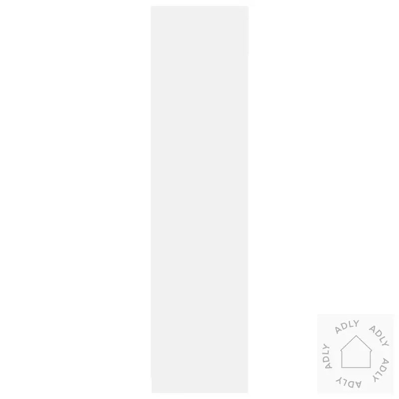 Garderobe Hvit 50X50X200 Cm Konstruert Tre
