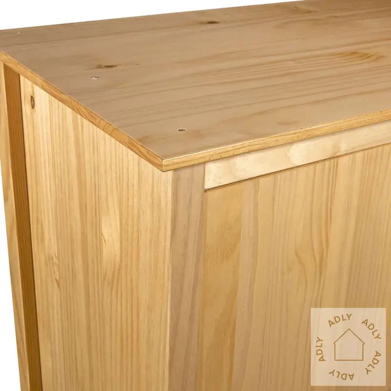 Garderobeskap 2 Dører Hill 89X50X170 Cm Heltre Furu