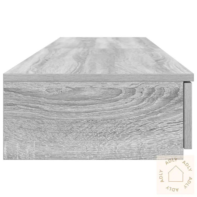 Sengeskuffer Grå Sonoma 135X36,5X16,5 Cm Konstruert Tre