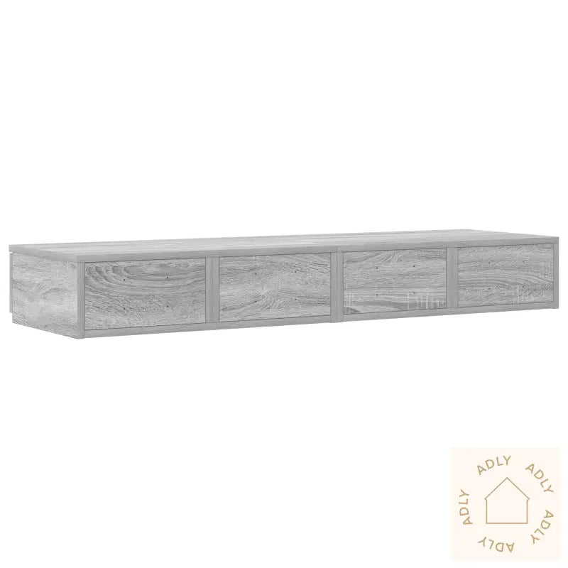 Sengebukser Grå Sonoma 120X36,5X16,5 Cm Konstruert Tre