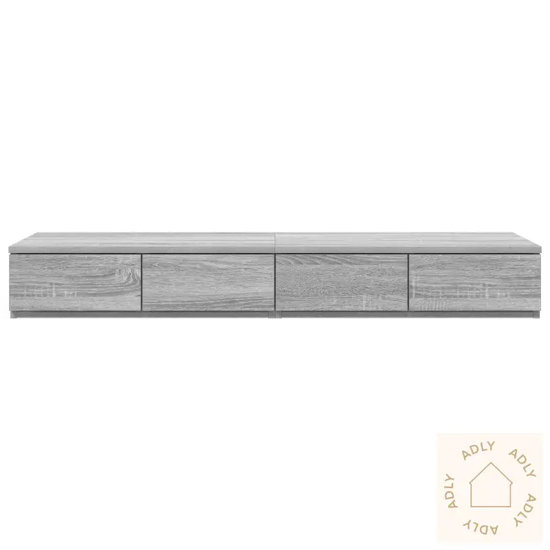 Sengebukser Grå Sonoma 120X36,5X16,5 Cm Konstruert Tre