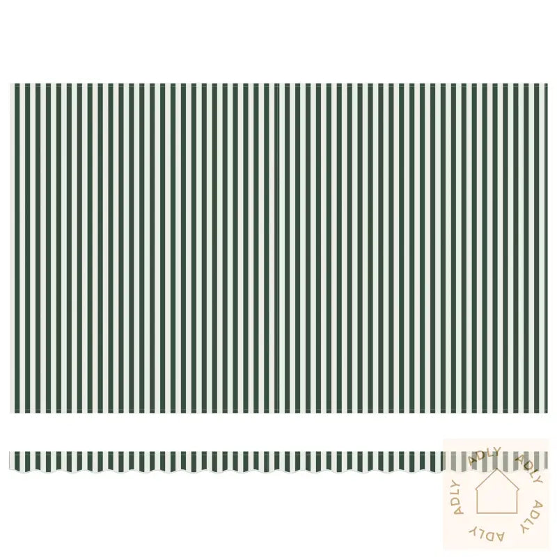 Markiseskiftstoff For 5X3 M Ramme Grønn Og Hvit