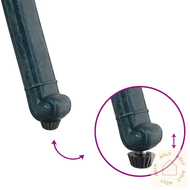 Hagemøbler 2 Stk Grønn Støpejern