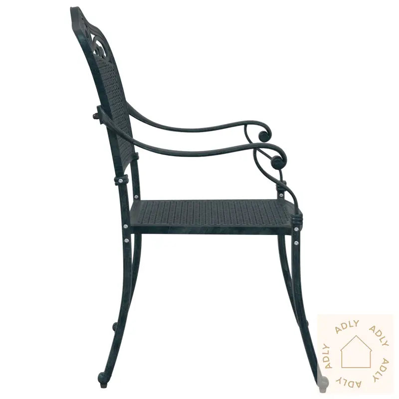 Hagemøbler 2 Stk Grønn Støpejern