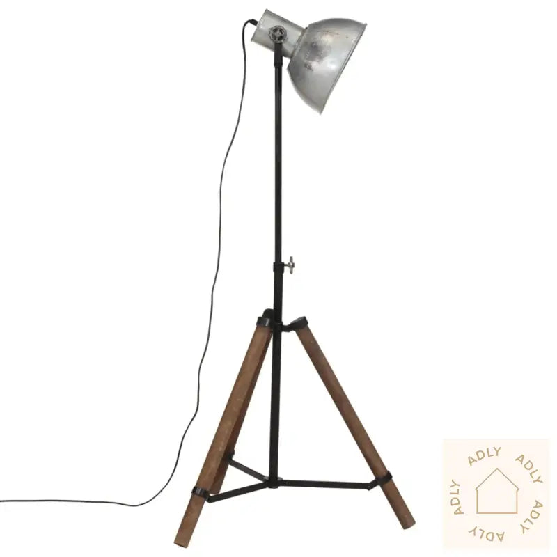Gulvlampe 25 W Vintage Sølv 75X75X90-150 Cm E27