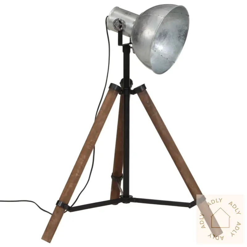 Gulvlampe 25 W Vintage Sølv 75X75X90-150 Cm E27
