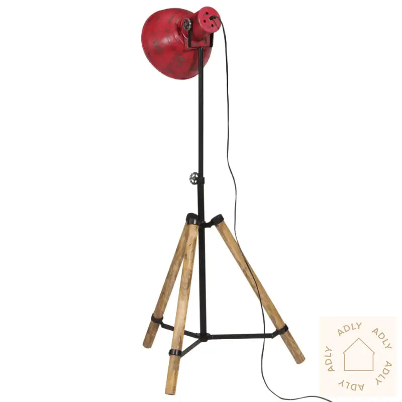 Vegglampe 25 W Mørkerød 75X75X90-150 Cm E27