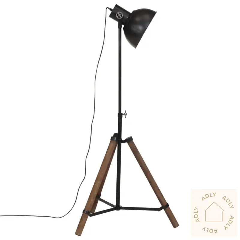 Gulvlampe 25 W Svart 75X75X90-150 Cm E27