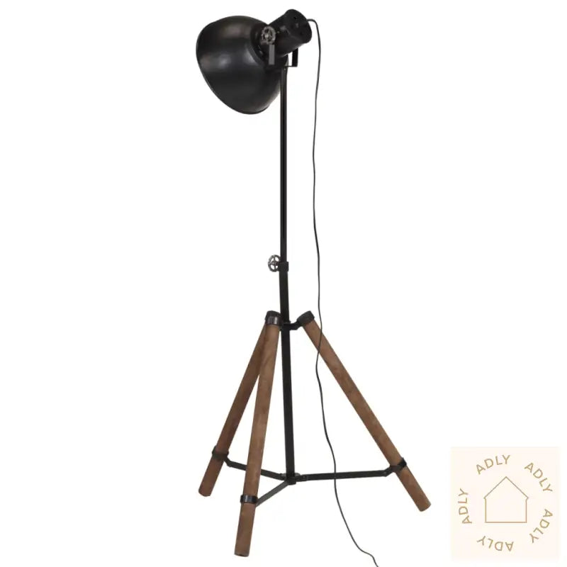 Gulvlampe 25 W Svart 75X75X90-150 Cm E27