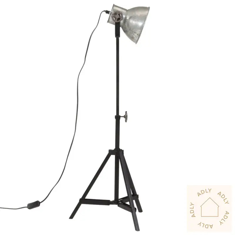 Gulvlampe 25 W Vintage Sølv 35X35X65/95 Cm E27