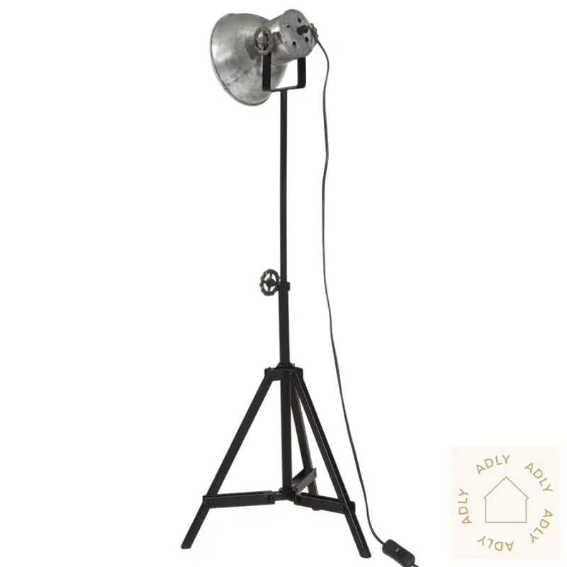 Gulvlampe 25 W Vintage Sølv 35X35X65/95 Cm E27