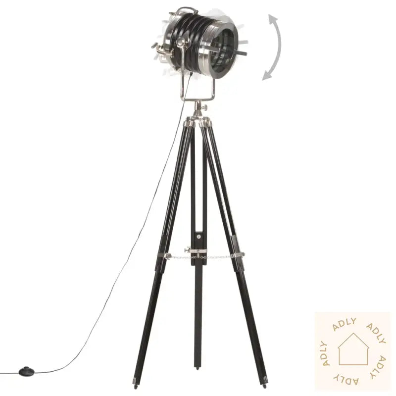 Gulvlampe Med Stativ Heltre Mango 171 Cm Svart