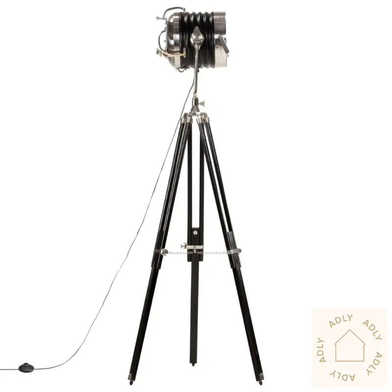 Gulvlampe Med Stativ Heltre Mango 171 Cm Svart