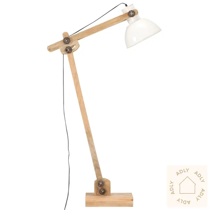 Gulvlampe Hvit Heltre Mango E27