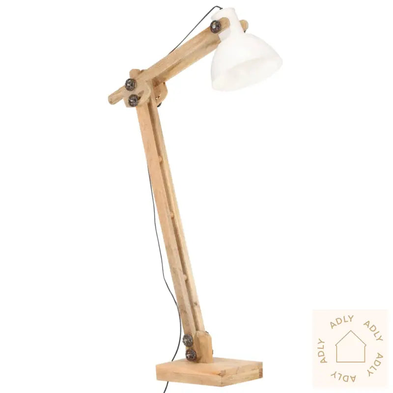 Gulvlampe Hvit Heltre Mango E27