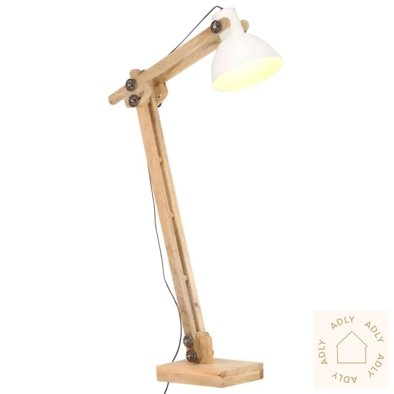 Gulvlampe Hvit Heltre Mango E27