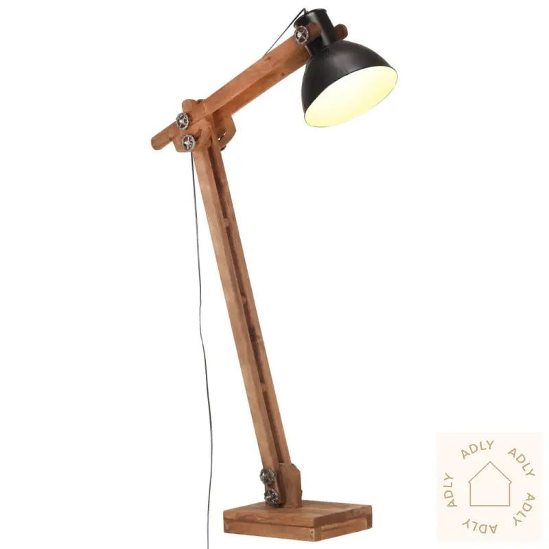 Gulvlampe Svart Heltre Mango E27