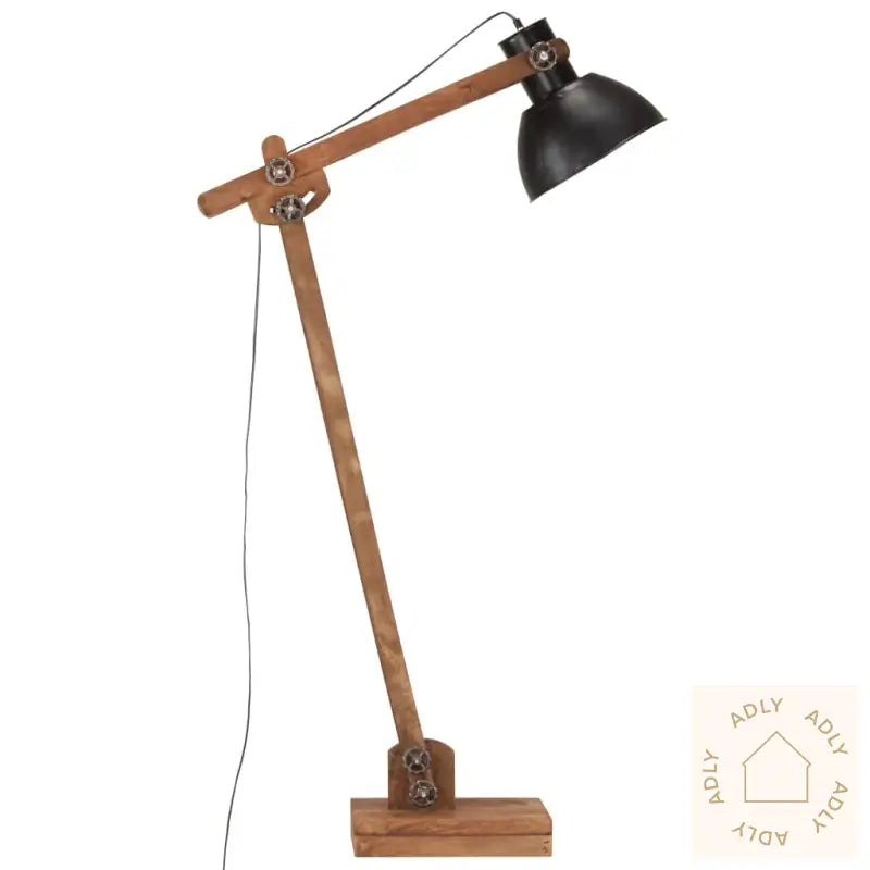 Gulvlampe Svart Heltre Mango E27