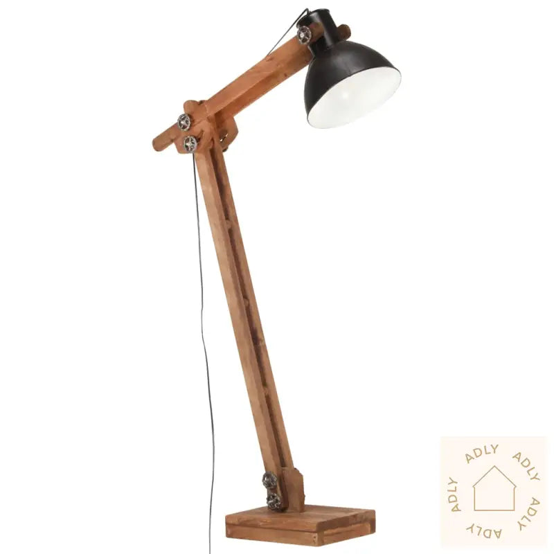 Gulvlampe Svart Heltre Mango E27