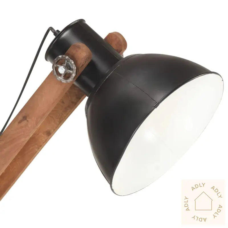 Gulvlampe Svart Heltre Mango E27