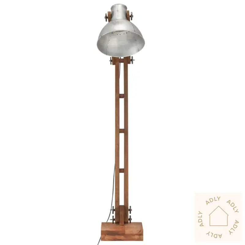 Gulvlampe Sølv Heltre Mango E27