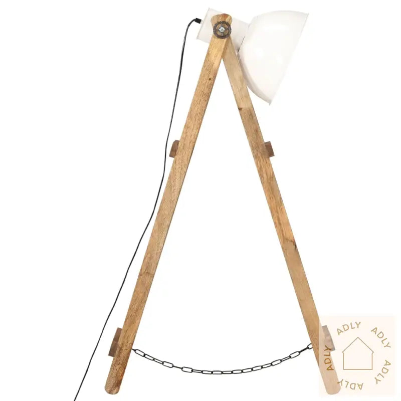 Gulvlampe Hvit E27 Heltre Mango