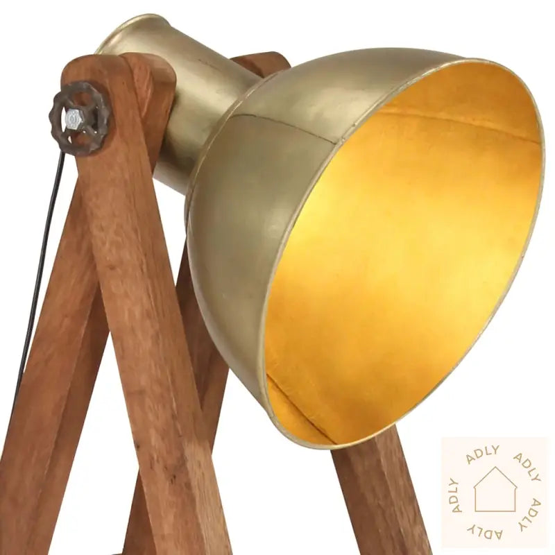 Gulvlampe Messing E27 Heltre Mango