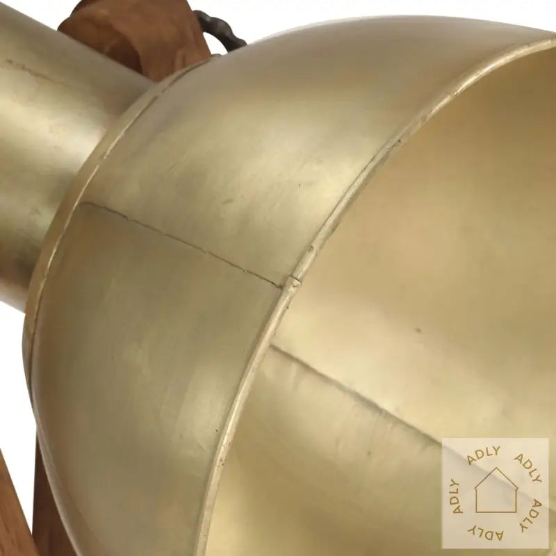 Gulvlampe Messing E27 Heltre Mango