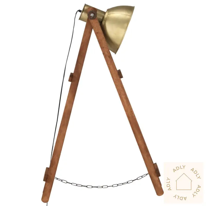 Gulvlampe Messing E27 Heltre Mango
