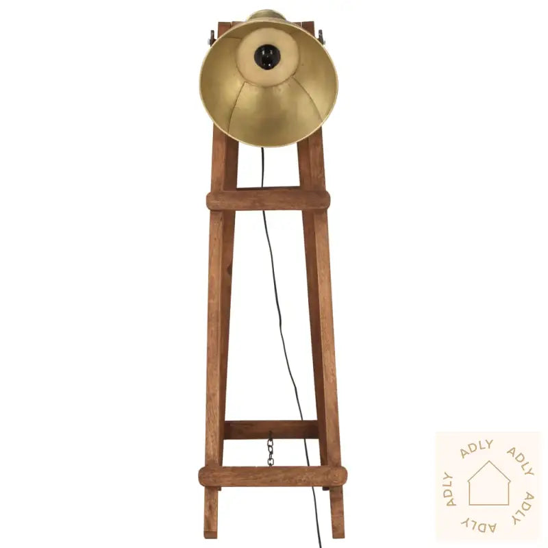 Gulvlampe Messing E27 Heltre Mango