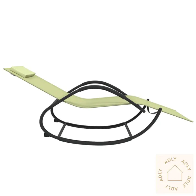 Gyngende Solseng Kremhvit Stål Og Textilene