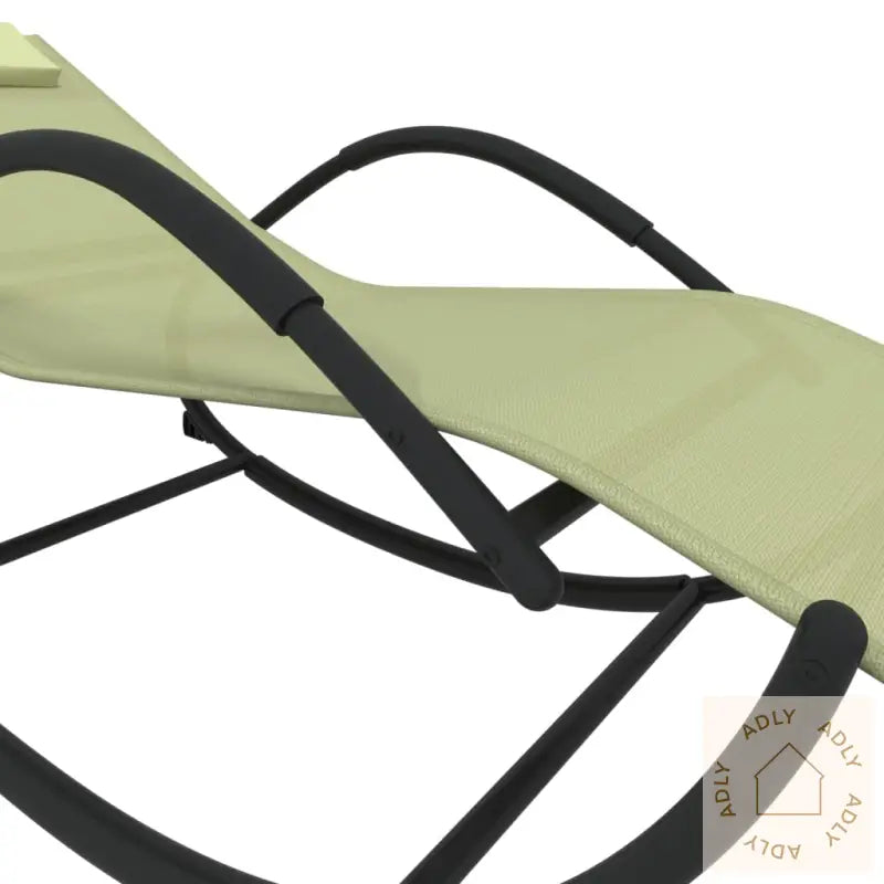 Gyngende Solseng Kremhvit Stål Og Textilene