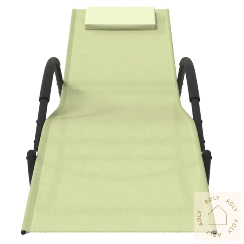 Gyngende Solseng Kremhvit Stål Og Textilene