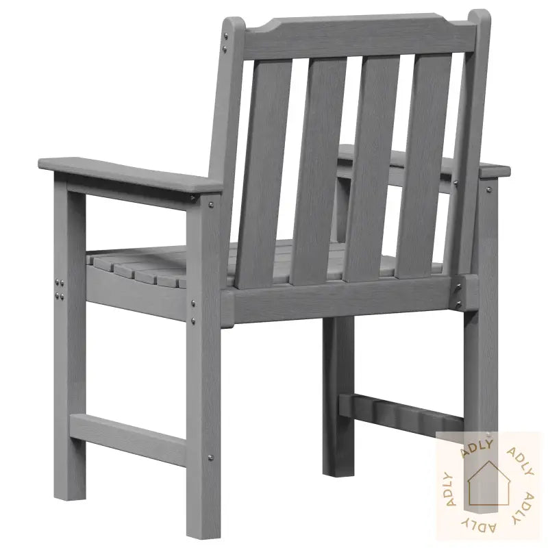 Hage Spisestoler 4 Stk Lys Grå 65,5X55,5X88 Cm Hdpe