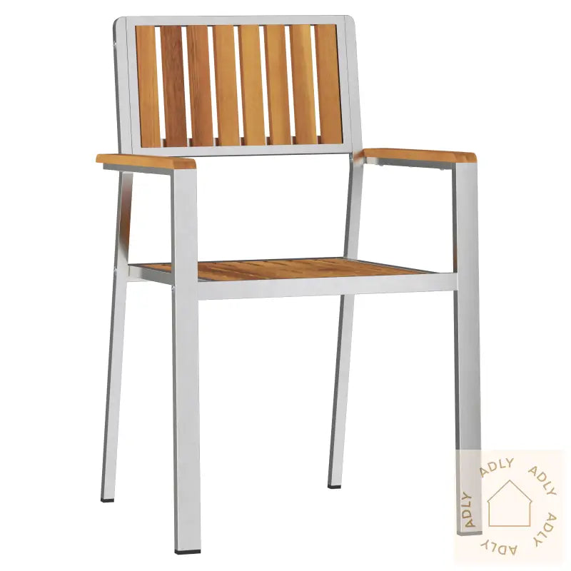 Stablebare Hage Stoler 8 Stk 54.5X56X87 Cm Massivt Akasietre