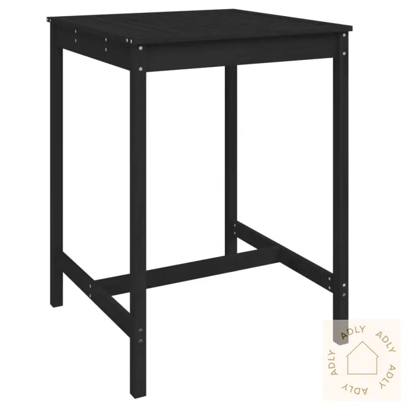 Hagebarsett 3 Deler Svart Heltre Furu