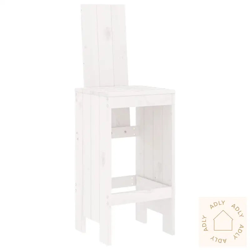 Hagebarsett 5 Deler Hvit Heltre Furu
